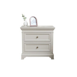 Melody Maison Large Taupe-Grey 7 Drawer Chest Of Drawers & Pair Of Wide Bedside Tables - Daventry Taupe-Grey Range - thumbnail 7