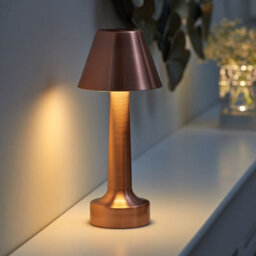 Auraglow Black Rechargeable Colour Changing Led Table Lamp - Remote-Controlled - thumbnail 2