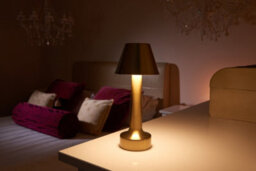 Auraglow Black Rechargeable Colour Changing Led Table Lamp - Remote-Controlled - thumbnail 6