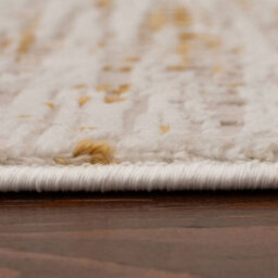 The Rugs Carmel Cream/gold Abstract Area Rug And Runner Non Shedding, Stain Resistant, Soft - thumbnail 6