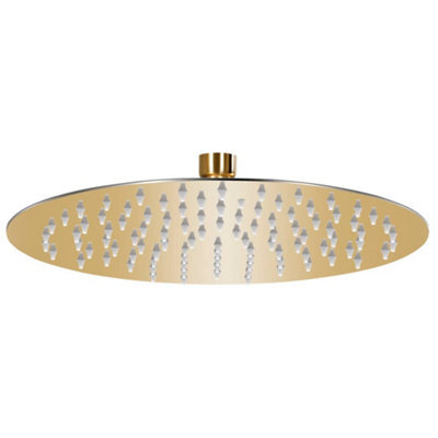 Walplus Rain Shower Head Stainless Steel 25 Cm Round Gold - image 1