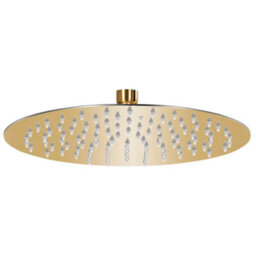 Walplus Rain Shower Head Stainless Steel 25 Cm Round Gold - thumbnail 1