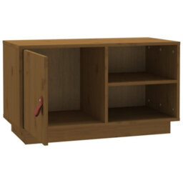 Walplus Tv Cabinet Honey Brown 70X34X40 Cm Solid Wood Pine - thumbnail 7