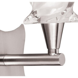 Luminosa Lighting Luminosa Salomon Wall Lamp Switched 1 Light G9, Satin Nickel - thumbnail 4
