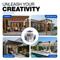 Gezu Impex Heavy Duty Hot Dip Galvanised Post Connector X Shape - Pergola 4 Way Corner Connector - 71 X 71 mm (Pack Of 8) - thumbnail 8