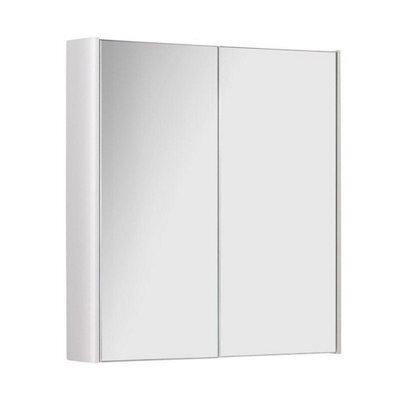 Clifton 500mm Madison Bathroom Mirror Cabinet - White Gloss