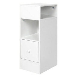 Levede Bedside Tables Modern Nightstand White Storage Drawer Shelf Bedroom - thumbnail 2
