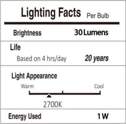 100Ft 52-Led Outdoor String Lights, Waterproof Dimmable G40 Bulbs, Warm White 2700K For Patio, Backyard, Cafe - thumbnail 9