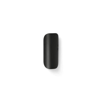 Luminosa Lighting Luminosa Novo 25Cm Flush Wall Lamp Matt Black 2700K