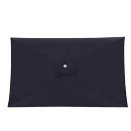Sundaze 2X3M Black Rectangle Garden Parasol Unbrella Outdoor Patio Crank Tilt With Base - thumbnail 7