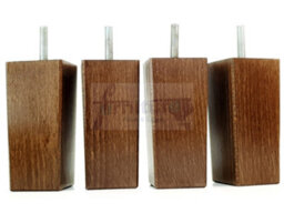 L&F 4X Replacement Furniture Legs Solid Wood 110mm High Sofas Chairs Settee Cabinets Legs M8 Tsp2055 - thumbnail 3