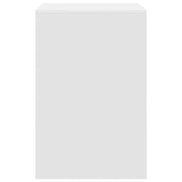 Berkfield Writing Desk White Engineered Wood 60 X 50 X 76 Cm Durable - thumbnail 5