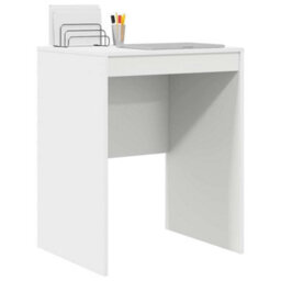 Berkfield Writing Desk White Engineered Wood 60 X 50 X 76 Cm Durable - thumbnail 3
