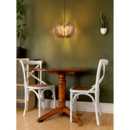 Luminosa Lighting Luminosa Sakura 34Cm Wire Frame Pendant Ceiling Light Matt Black 1X E27 - thumbnail 6
