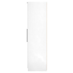 Gloucester Double Wardrobe In Black Gloss & White Matt (Ready Assembled) - thumbnail 2