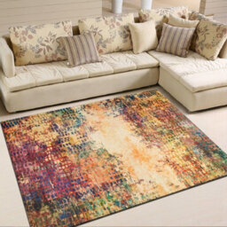 Ameha Modern Abstract Cashmere Rugs Non Slip Area Rug Living Room Bedroom Abstract Pattern Carpets- 120X170 Cm - thumbnail 8