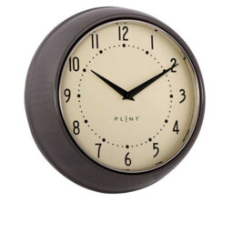 GM Garden & Home Clocks - Metal/glass - L23 X W7 X H23 Cm - Almost Black