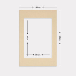 Ak Frames 60X40Cm Ivory Picture Mounts To Fit A3 Aperture Size - Mount Board Only (No Frame Included) - thumbnail 3