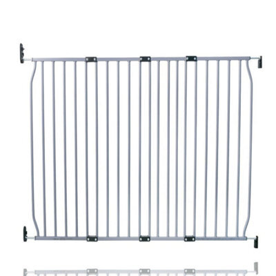 Safetots Screw Fit Metal Baby Gate, Grey, 130Cm - 140Cm - image 1