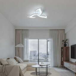 Pheashine Modern Led Ceiling Light 36W 6500K Cool White 52Cm  Acrylic Ceiling Lamp For Bedroom, Living Room, Dining Room - thumbnail 3