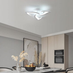 Pheashine Modern Led Ceiling Light 36W 6500K Cool White 52Cm  Acrylic Ceiling Lamp For Bedroom, Living Room, Dining Room - thumbnail 2