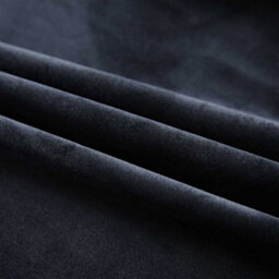 Berkfield Blackout Curtains 2 Pcs With Hooks Velvet Black 140X245 Cm - thumbnail 3