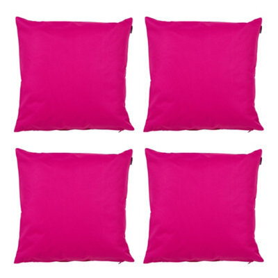 icon Indoor And Outdoor Waterproof Filled Cushion Set Of 4 Pink - image 1