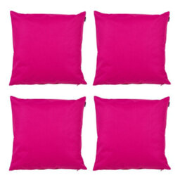 icon Indoor And Outdoor Waterproof Filled Cushion Set Of 4 Pink - thumbnail 1