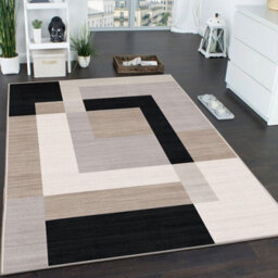 Ameha Printed Rugs Milo Neutral Bedroom Living Room Kitchen Indoor Outdoor Large Non Slip Area Rug Modern Geometric Carpets, 160X230 Cm - thumbnail 3