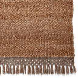 Beige Plain Handmade Kilim Modern Rug For Bedroom & Living Room-150Cm X 230Cm - thumbnail 3