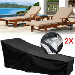 2X Waterproof  Sun Lounger Outdoor Garden Furniture