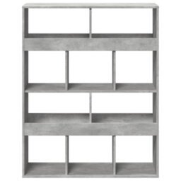 Berkfield Room Divider Concrete Grey 100X33X125.5 Cm Engineered Wood - thumbnail 4