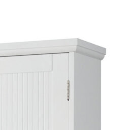 Teamson Home Wall Mounted Bathroom Cabinet With 2 Doors And Adjustable Shelves, Bathroom Storage, White - thumbnail 7