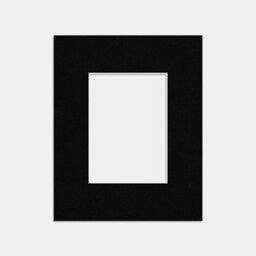 Ak Frames 20X16 Black Picture Mounts To Fit A4 Aperture Size - Mount Board Only (No Frame Included) - thumbnail 1