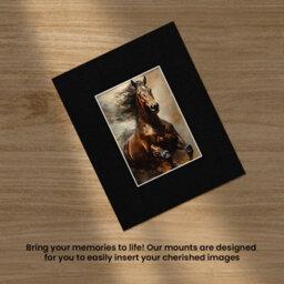 Ak Frames 20X16 Black Picture Mounts To Fit A4 Aperture Size - Mount Board Only (No Frame Included) - thumbnail 5