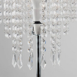 Standard Floor Lamp Light Free Standing Jewel Chrome Living Room Home Lighting - thumbnail 4