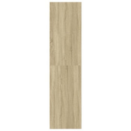 Vidaxl Wardrobe Sonoma Oak 80X50X200 Cm Engineered Wood - thumbnail 5