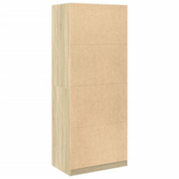 Vidaxl Wardrobe Sonoma Oak 80X50X200 Cm Engineered Wood - thumbnail 6