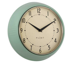 GM Garden & Home Clocks - Metal/glass - L23 X W7 X H23 Cm - Leaf Green