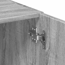 Berkfield Storage Cabinet Grey Sonoma 70X42.5X225 Cm Engineered Wood - thumbnail 9