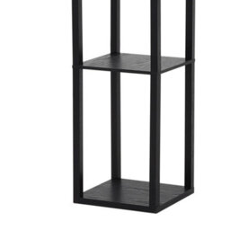 Darphe 160Cm Retro Wooden Floor Lamp With Storage Rack And Foot Switch - thumbnail 6