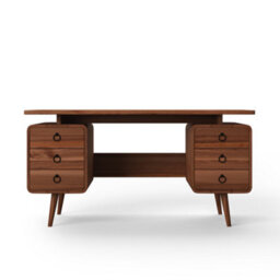 Alphason Dorel Home Somerset Office Writing Desk Java - thumbnail 2