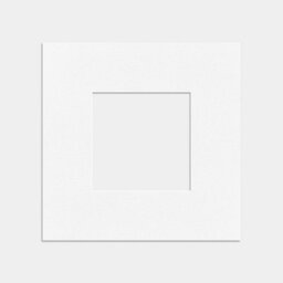 Ak Frames 10X10 White Picture Mounts To Fit 5X5 Aperture Size - Mount Board Only (No Frame Included) - thumbnail 1