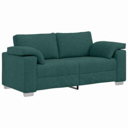 Vidaxl Sofa With Cushion Dark Green 180 X 77 X 82 Cm Fabric - thumbnail 2