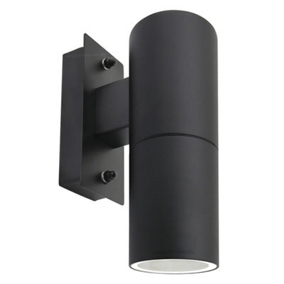 Long Life Lamps Company Single Outdoor Wall Light Black Stainless Steel Ip65 Zlc076B - image 1