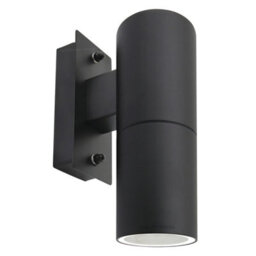 Long Life Lamps Company Single Outdoor Wall Light Black Stainless Steel Ip65 Zlc076B - thumbnail 1