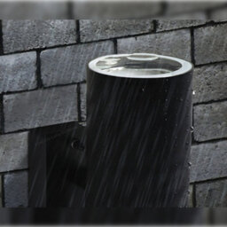 Long Life Lamps Company Single Outdoor Wall Light Black Stainless Steel Ip65 Zlc076B - thumbnail 6