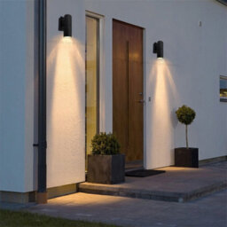 Long Life Lamps Company Single Outdoor Wall Light Black Stainless Steel Ip65 Zlc076B - thumbnail 8