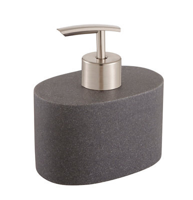 GoodHome Jubba Stone Effect Polyresin Freestanding Soap Dispenser - image 1