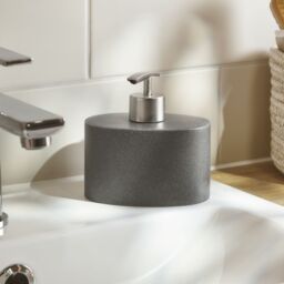 GoodHome Jubba Stone Effect Polyresin Freestanding Soap Dispenser - thumbnail 5